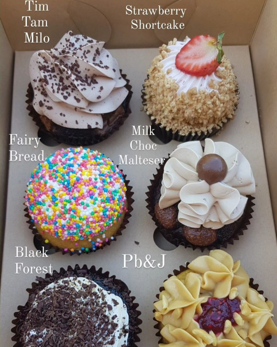 30 Tempting Cupcake Varieties : Tim Tam Milo & Black Forest Cupcakes