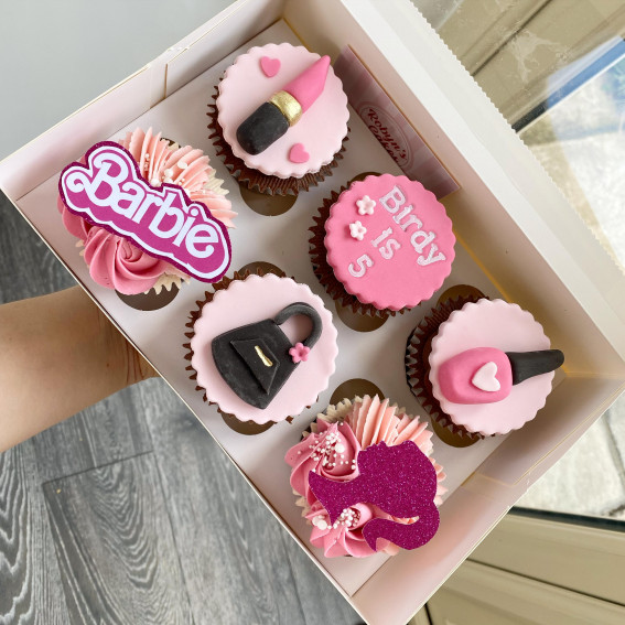 45 Cupcake Decorating Ideas For Every Occasion : Barbie-Themed Cupcakes