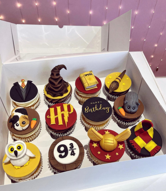 45 Cupcake Decorating Ideas For Every Occasion : Harry Potter & Guinea Pigs