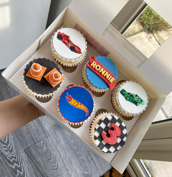 hot wheel theme cupcakes, rainbow swirl cupcakes, unicorn cupcakes, cupcakes, cupcake decorating ideas, cupcake decorating, birthday cupcakes, theme cupcakes, 18th birthday cupcakes, cupcake decorating ideas for birthday, first birthday cupcakes