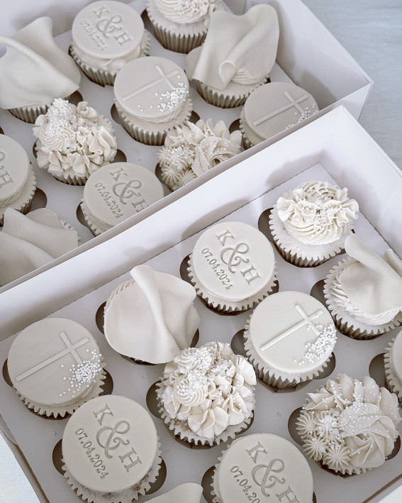 Indulge in 35 Irresistible Cupcake Creations : Christening Cupcakes