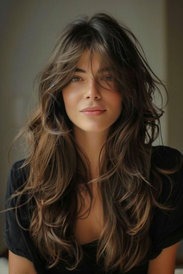 29 Versatile Layered Haircuts that Go Beyond : Espresso Hair Colour