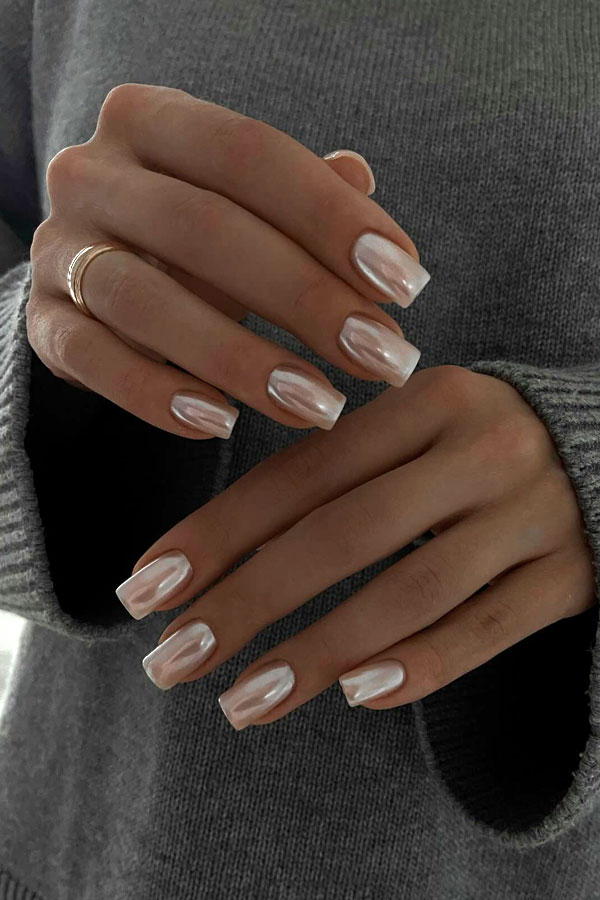Glazed Nails For A Modern Twist on Classic Manicures