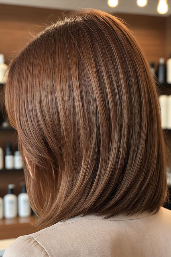 25 Fab Chestnut Hair Colours : Warm Chestnut