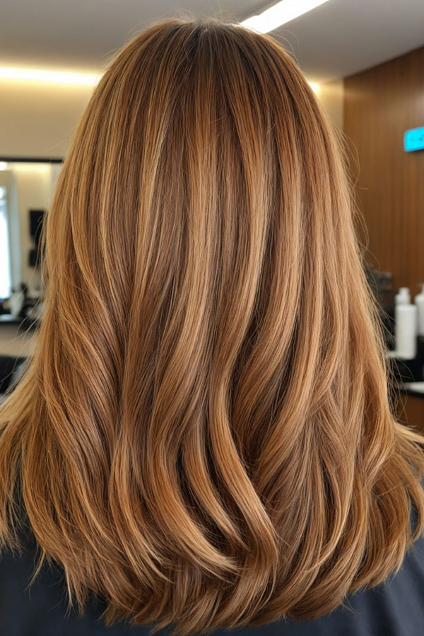 25 Fab Chestnut Hair Colours : Golden Chestnut