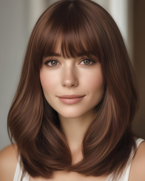 rich Chestnut, chestnut hair color idea