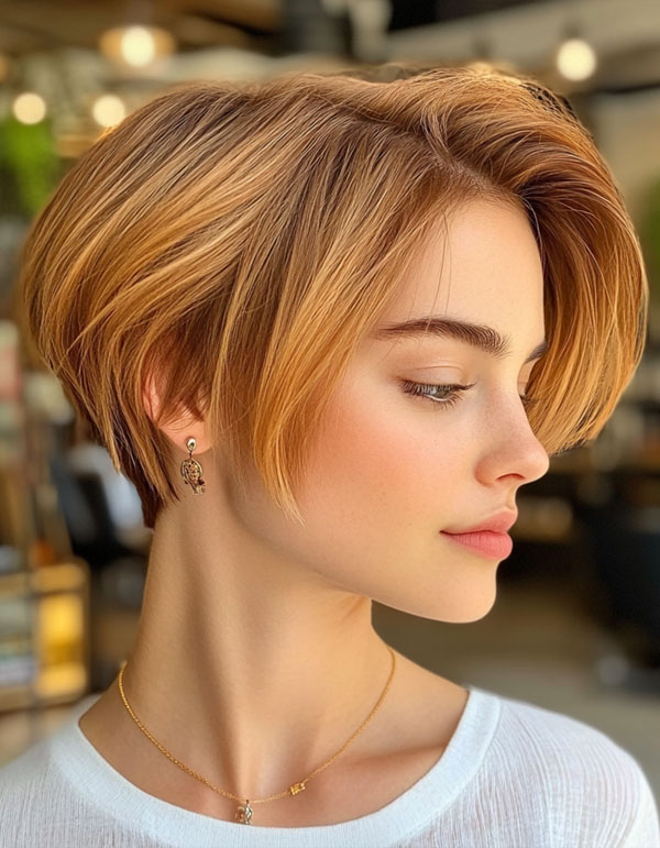 43 Bixie Haircuts For a Chic & Modern Look : Sun-Kissed Bixie