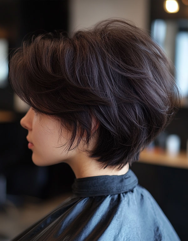 43 Bixie Haircuts For a Chic & Modern Look : Layered & Luxurious Bixie