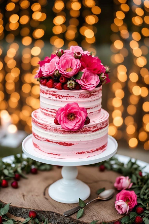 Romantic Blush Cake, wedding cake, wedding cake trends, wedding cake inspiration