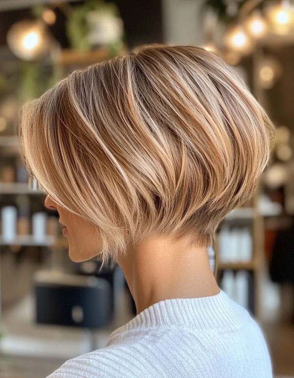 43 Bixie Haircuts For a Chic & Modern Look : Sunlit & Silky Bixie