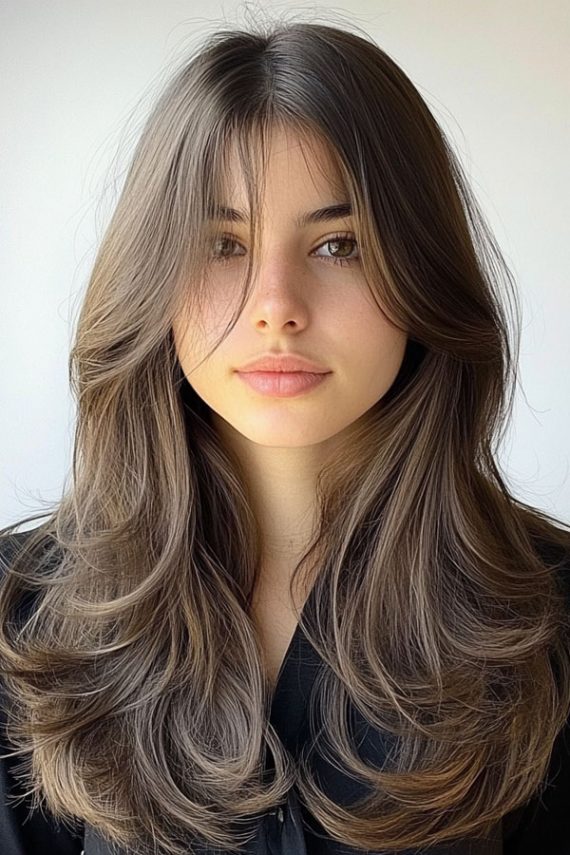 60 Cute Layered Hairstyles For Long Hair : Subtle Layers With Natural 