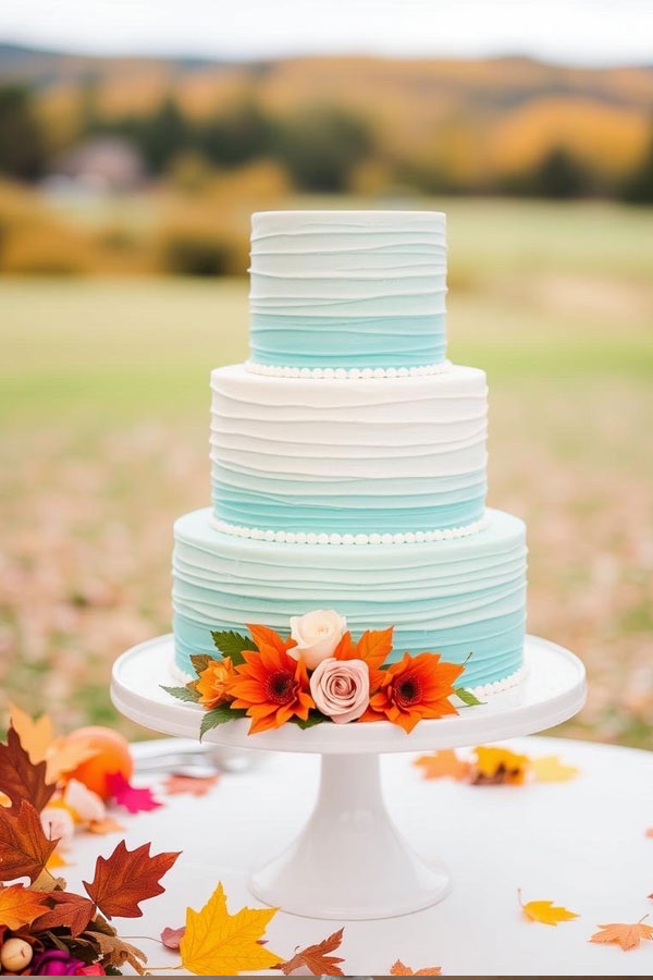 Autumn Breeze Cake, wedding cake, wedding cake trends, wedding cake inspiration