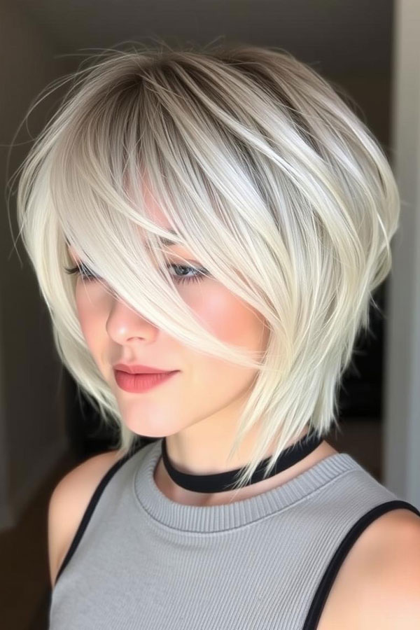 43 Bixie Haircuts For a Chic & Modern Look : Icy & Edgy Bixie