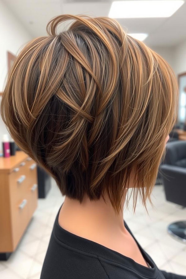 40 Pixie Haircuts for Modern Women : Structured Chocolate-Brown Pixie