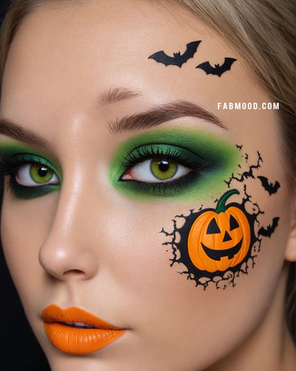 100 Halloween Makeup Looks : Green Envy Halloween Look