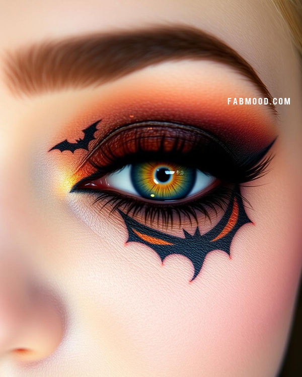 100 Halloween Makeup Looks : Enchanted Bat Halloween Makeup