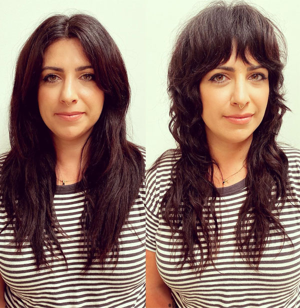 50 Beautiful Long Shag Haircuts for Effortless Style : Before and After Shag Transformation