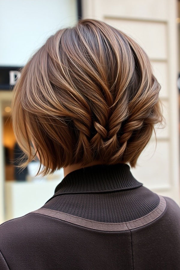 50 Cute Hairstyles to Rock Any Day of the Week : Braided Bob Magic