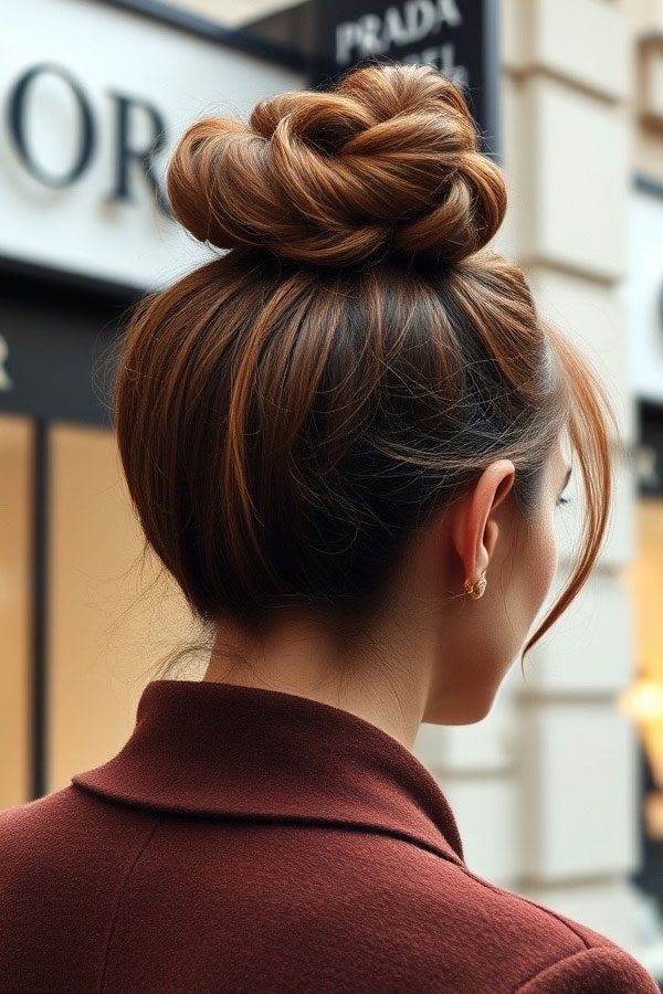 50 Cute Hairstyles to Rock Any Day of the Week : Classic Twisted Bun