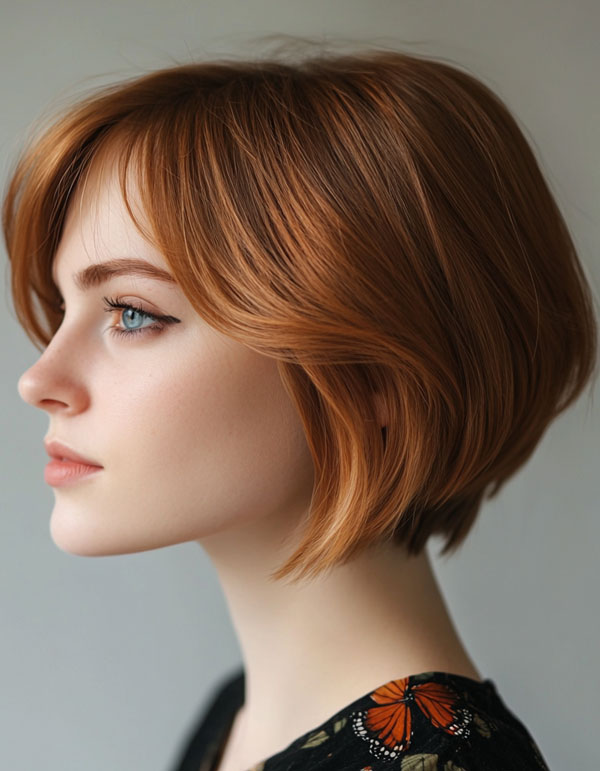 50 Must-Try Autumn Hair Colours : Copper Chic Pixie Bob