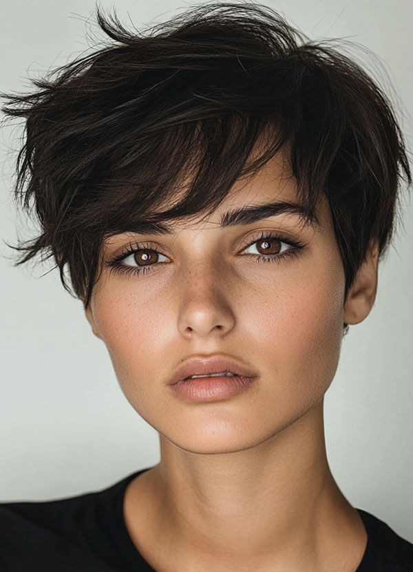 Edgy Tousled Pixie, Messy Pixie Hairstyles for a Carefree Look, pixie haircut