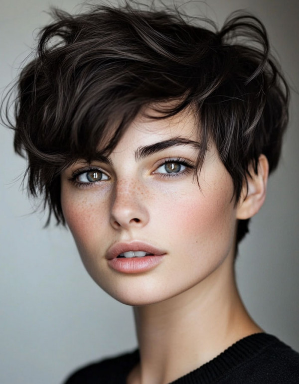 Effortless Texture Pixie, Messy Pixie Hairstyles for a Carefree Look, pixie haircut