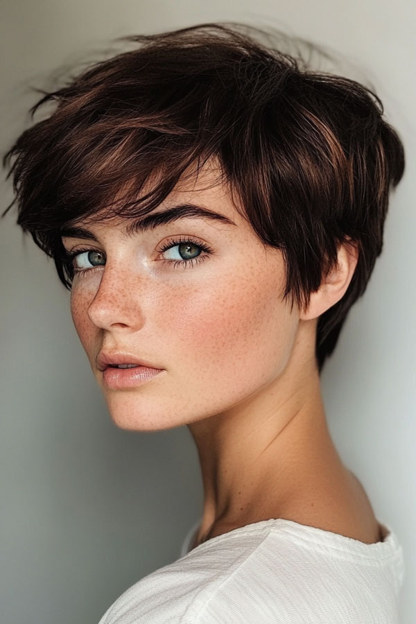 Effortless Tousled Pixie, Messy Pixie Hairstyles for a Carefree Look, pixie haircut