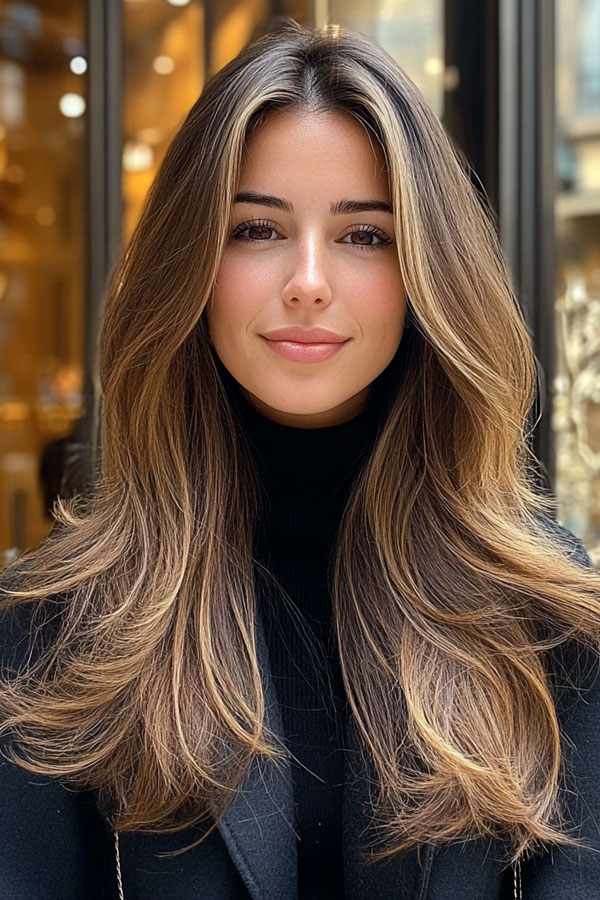 50 Must-Try Autumn Hair Colours : Golden Bronde Layers