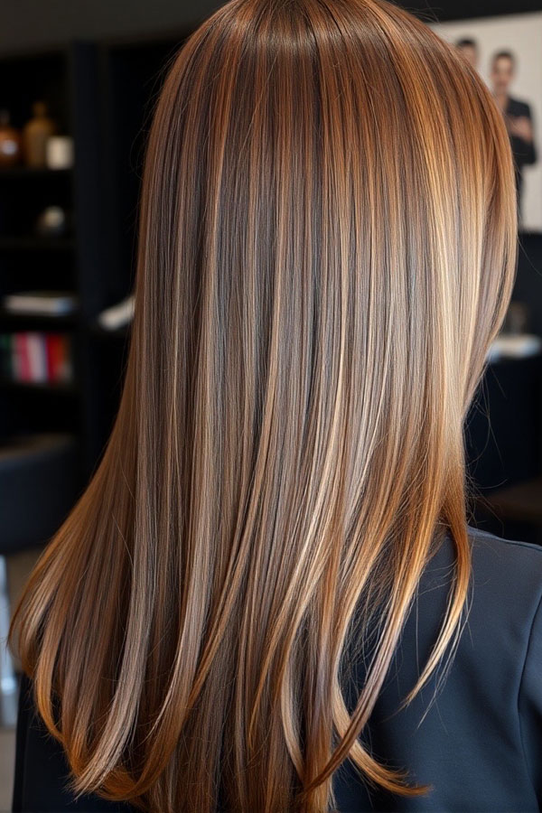 50 Must-Try Autumn Hair Colours : Golden Caramel Strands