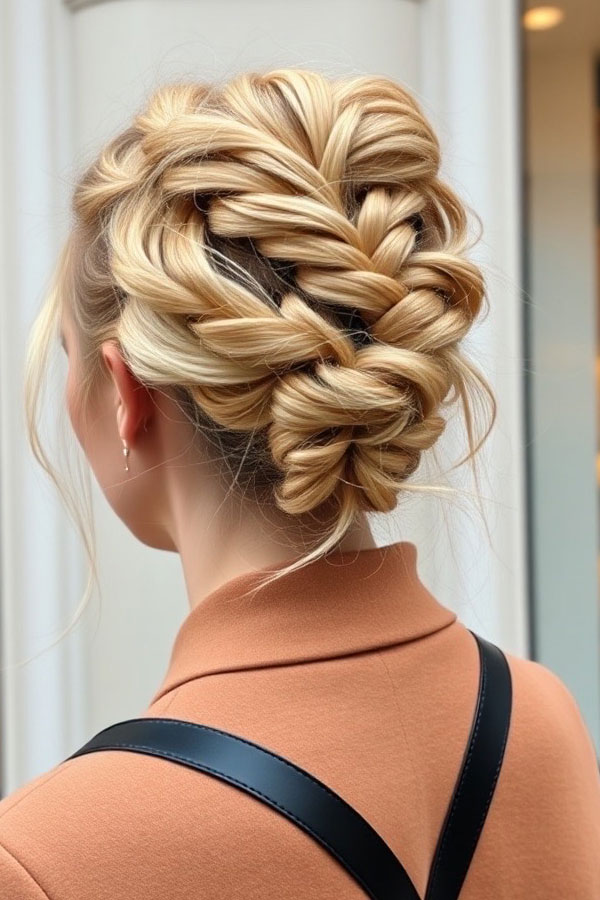 50 Cute Hairstyles to Rock Any Day of the Week : Intricate Braided Updo