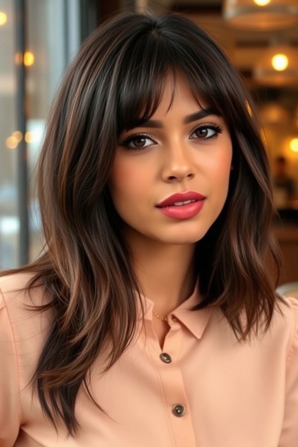 53 Gorgeous Hair Colours for the Fall Season : Rich Espresso Layers