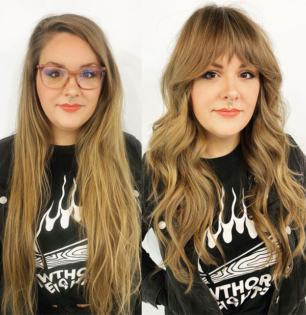 50 Beautiful Long Shag Haircuts for Effortless Style : Shaggy Waves Makeover