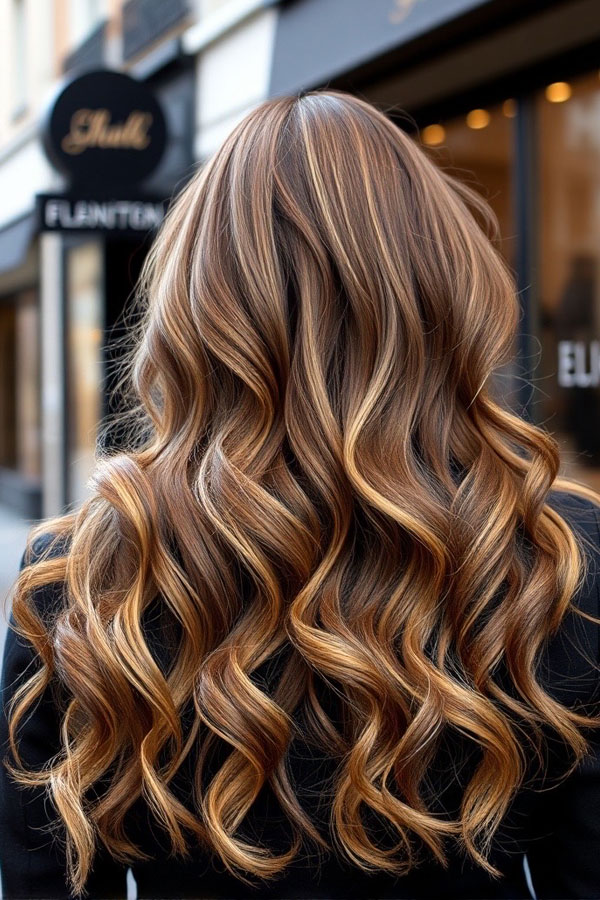 Toasted Cinnamon Waves, fall hair color trends, autumn hair colours