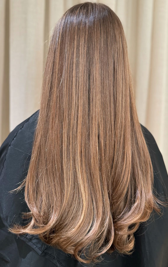 30 Hottest Hair Colours to Try This Winter : Toffee Cream Brunette