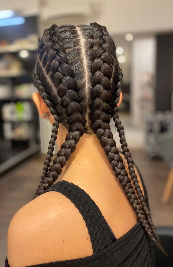 Classic Cornrow Braids, trendy braid hairstyles