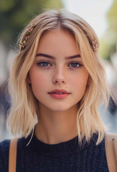 Effortless Hairstyles That Look Chic In Minutes Teddy Blonde Bob