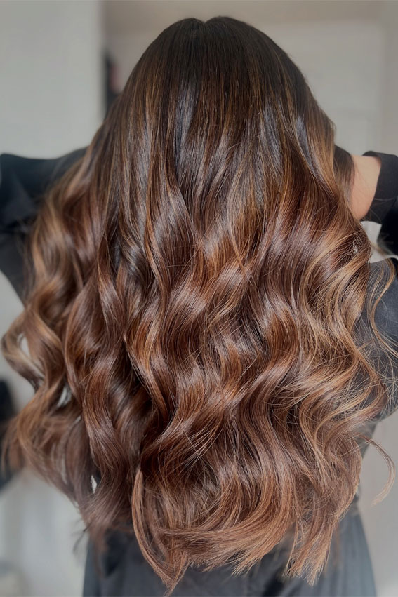 Luxurious Mocha Curls, mocha mousse hair colour, mocha hair, mocha hair colour, brunette hair colour, mocha mousse shade