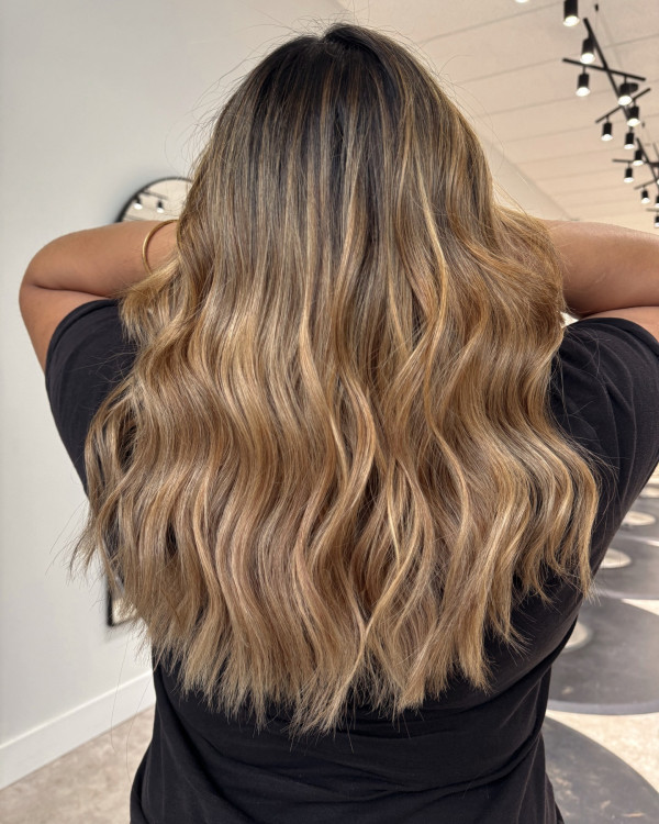 32 Teddy Bear Brunette Hair Colour Ideas : Soft Honey Blonde Balayage