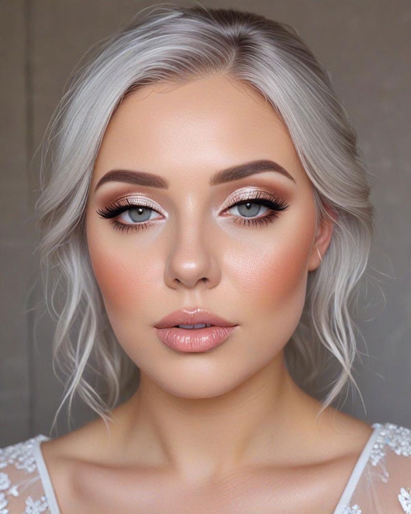 Frosted Elegance Bridal Look, Soft Glam Bridal Makeup Looks, bridal makeup, glam makeup, soft glam makeup, bridal makeup look