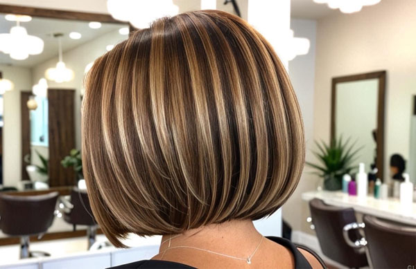 Medium Honey Brown Bob