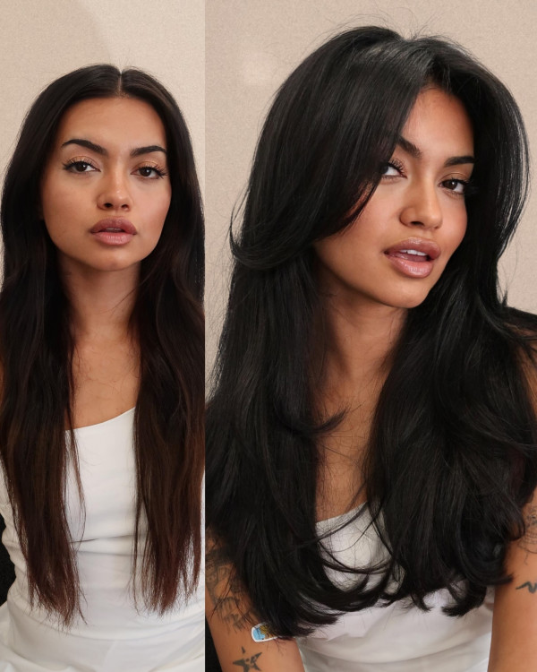 39 Best Layered Hairstyles to Add Movement to Long Hair : Voluminous Layers for Thick Hair