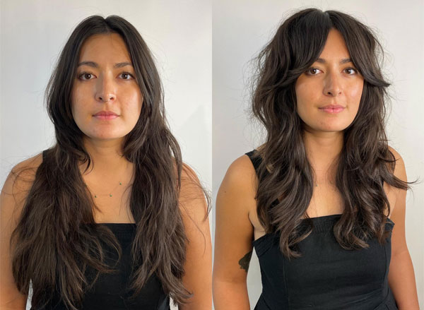 38 Best Long Shag Haircuts For A Lived-In Look : Before and After Modern Shag