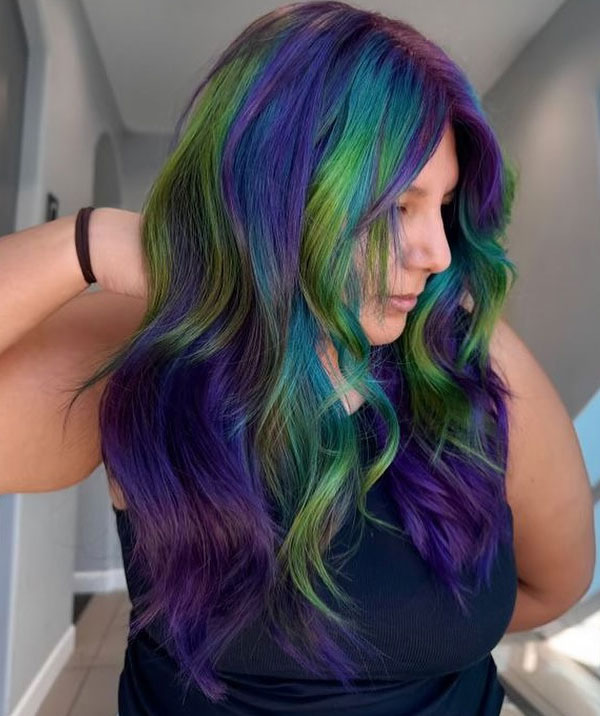 20 Enchanting Mermaid Hair Colours : Deep Sea Enchantment