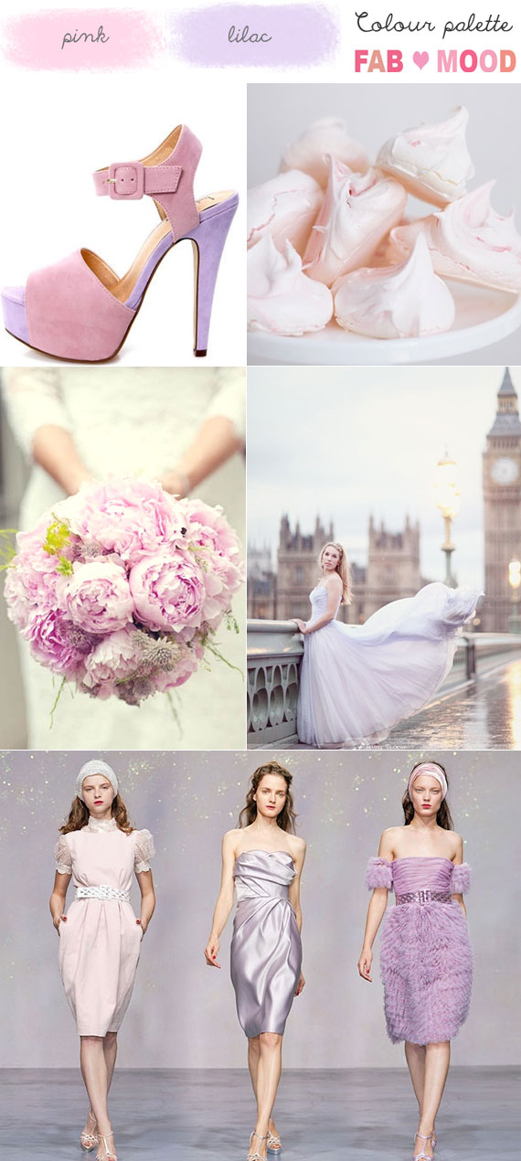 Lilac Pink Wedding Mood Board