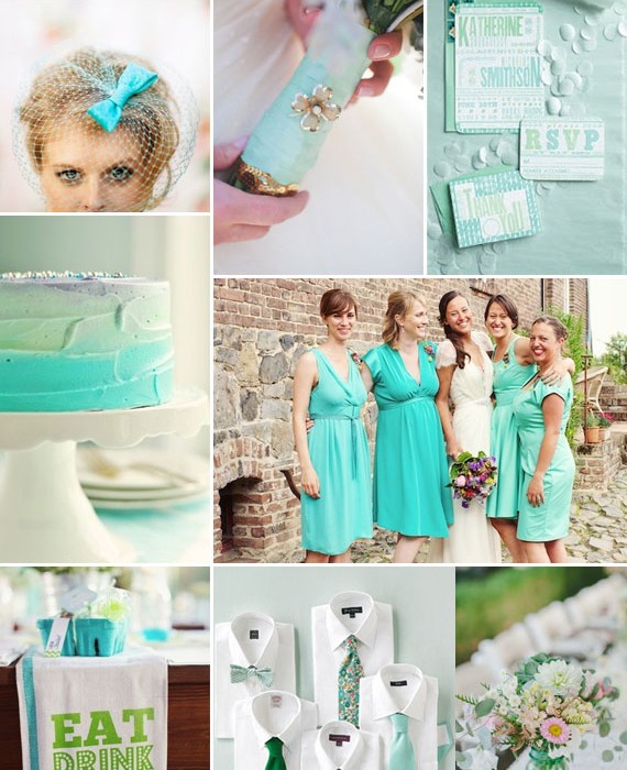 aqua green wedding ideas 1 - Fab Mood | Wedding Colours, Wedding Themes ...