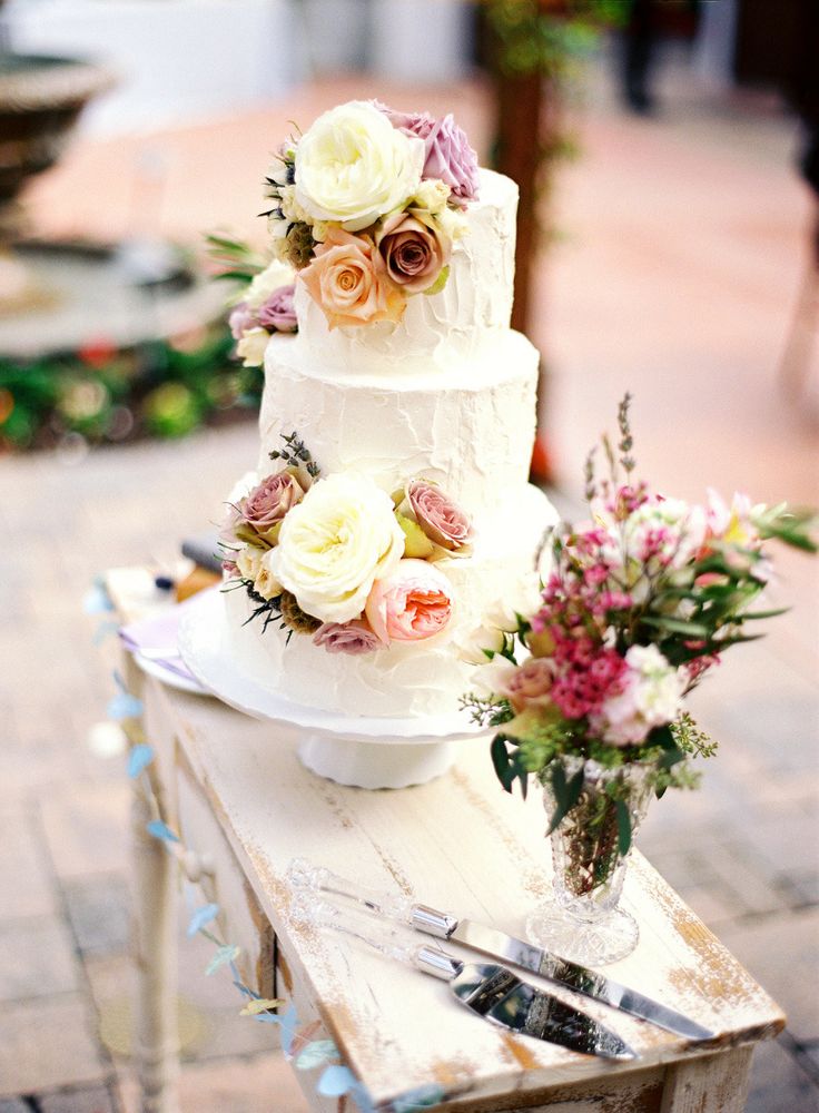 Buttercream wedding cake ideas