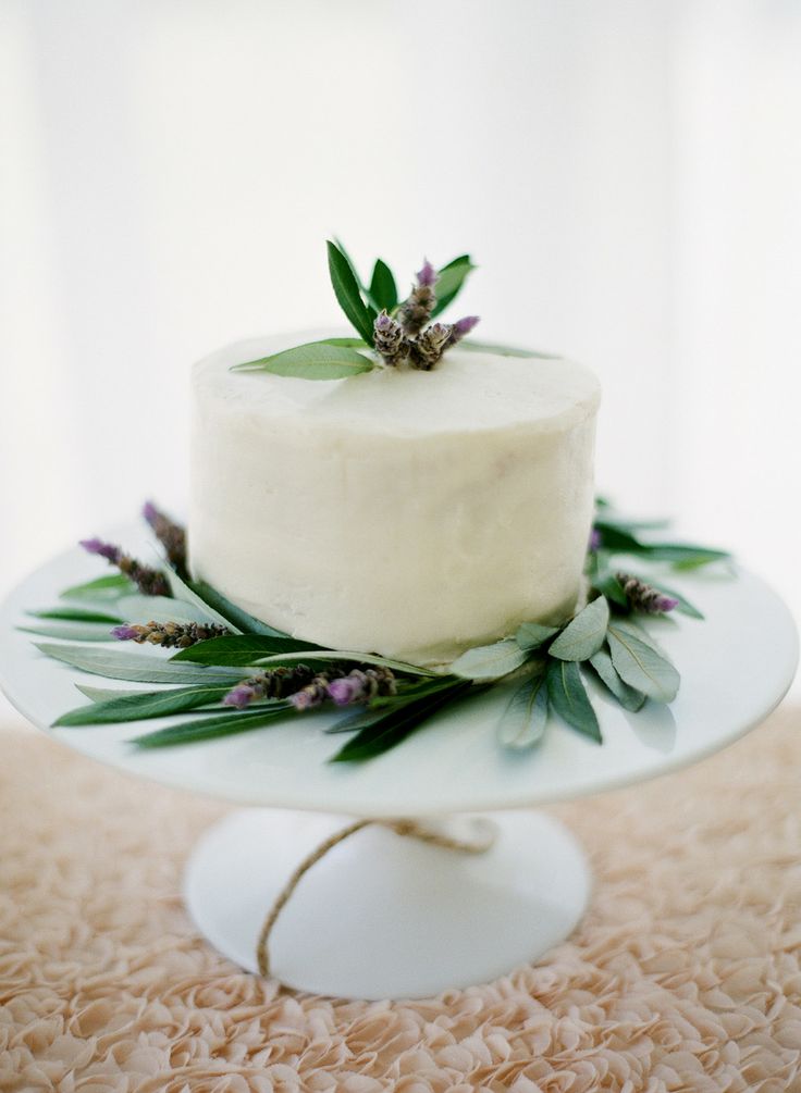 simple white wedding cake with herb,green lavender wedding,green lavender color scheme,lavender and green wedding colors,lavender green wedding colors,wedding theme