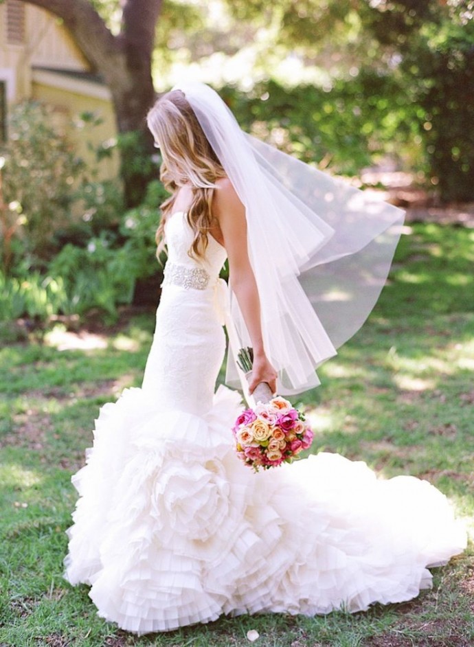 Garden Wedding Ideas,Coral and Raspberry Wedding