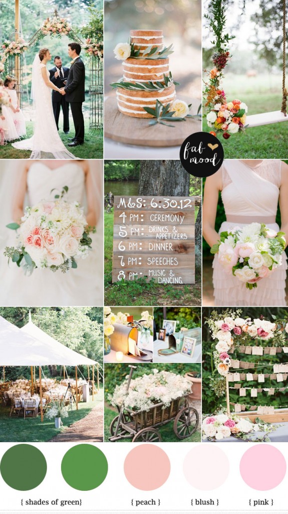 Summer Wedding Colour Palettes | Summer Colour Schemes