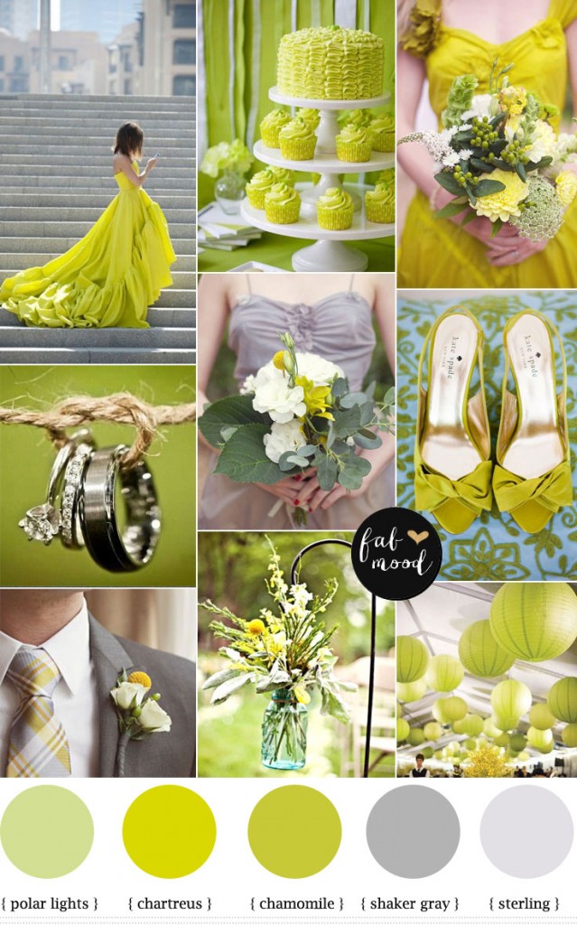 Chartreuse Wedding Color Palettechartreus Color